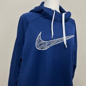 Nike Royal Blue Pullover with White Swoosh